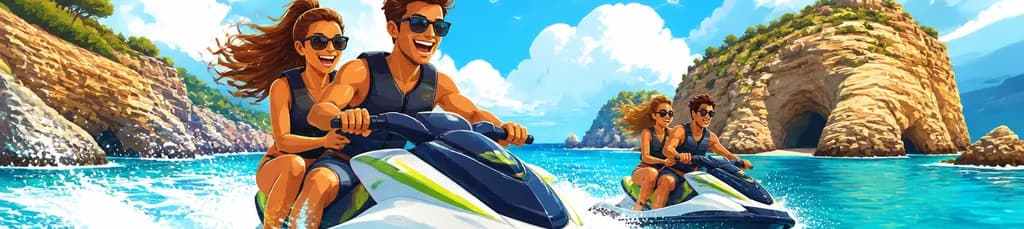 Aventura de una hora en moto acuática hacia Isla Margaritas