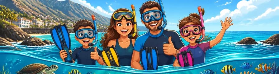 Alquiler de equipo de snorkel por 24 horas: ¡explora el océano de Tenerife a tu aire!