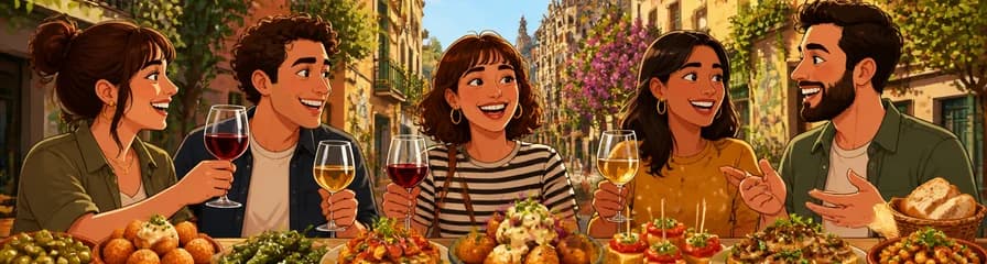Experimenta el tour vegetariano de tapas y vinos por Gracia en Barcelona, una comida completa