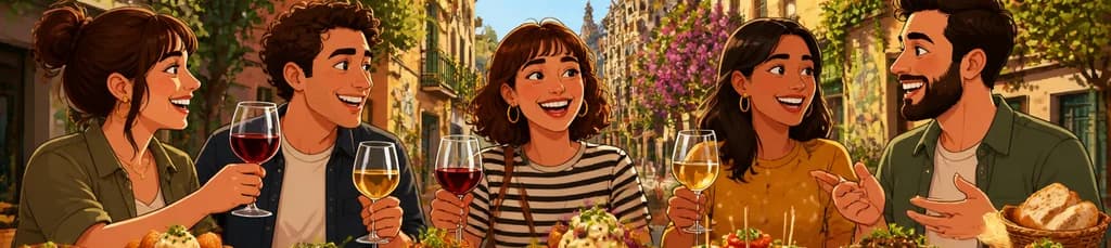Experimenta el tour vegetariano de tapas y vinos por Gracia en Barcelona, una comida completa