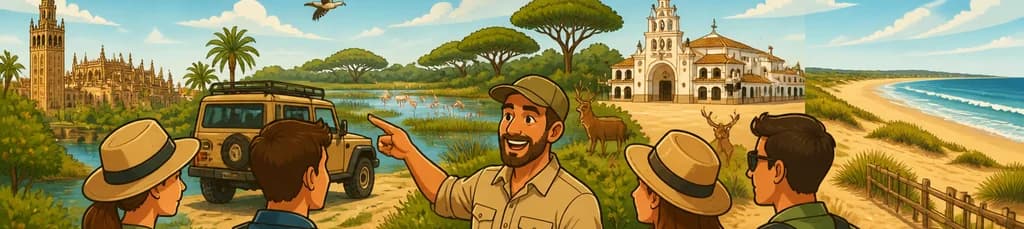 Recorrido guiado por el Parque Nacional de Doñana y Matalascañas con salida desde Sevilla