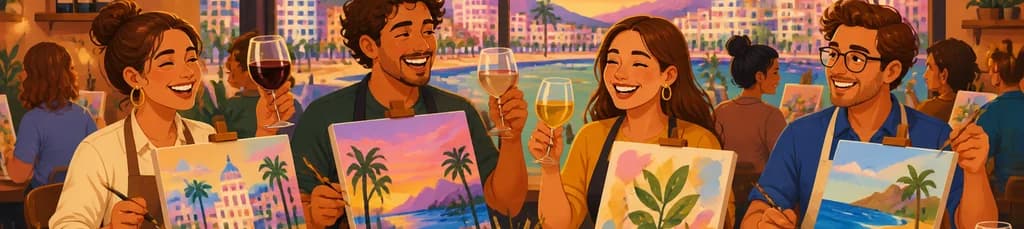Vive el arte y el vino en Las Palmas