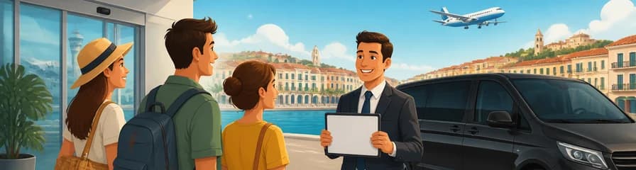 Servicio de traslado privado para llegadas del Aeropuerto de Mahón Menorca (MAH) a Mahón