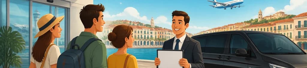 Servicio de traslado privado para llegadas del Aeropuerto de Mahón Menorca (MAH) a Mahón