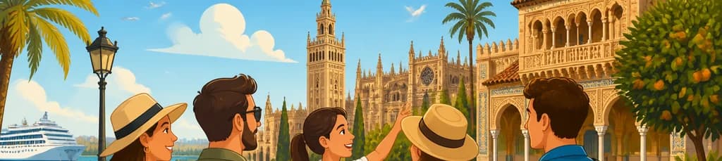 Recorrido Privado a Sevilla con Salida desde el Puerto de Cádiz en la Costa de la Luz