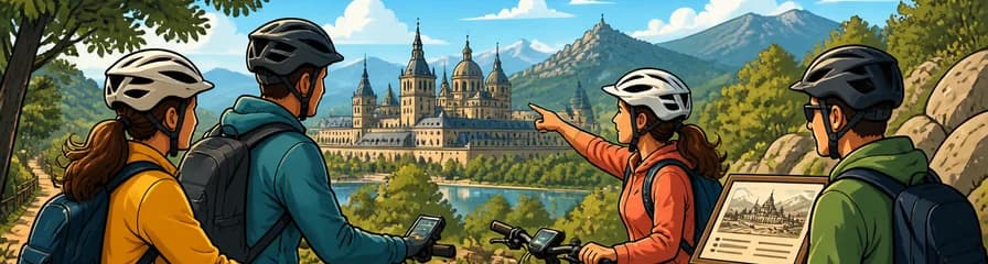 Recorrido en bicicleta eléctrica por la naturaleza y la historia de El Escorial