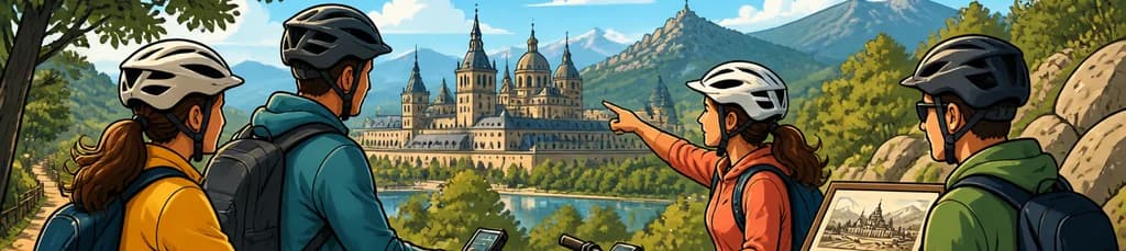 Recorrido en bicicleta eléctrica por la naturaleza y la historia de El Escorial