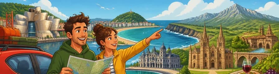Aventura de siete días en coche por el norte de España con salida desde Bilbao