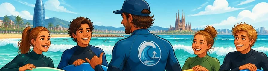 Curso de surf en Barcelona: ¡Aprende a deslizarte sobre las olas!