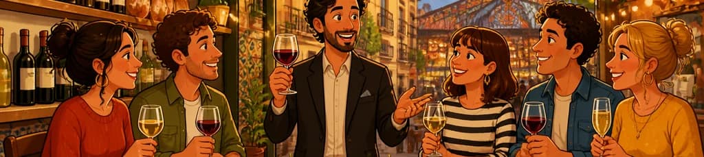 Descubre el vino y las tapas de Barcelona en una excursión íntima con un sumiller