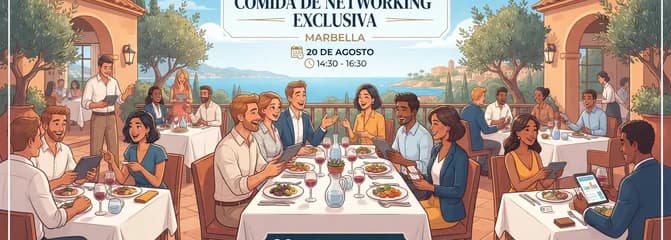 Comida de Networking KCN Eat & Meet en Marbella - 20 de agosto