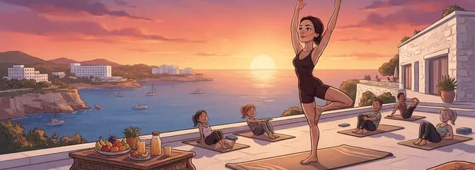 Experimenta el Pilates al atardecer con Adriana Sintes en el rooftop de Villa Le Blanc