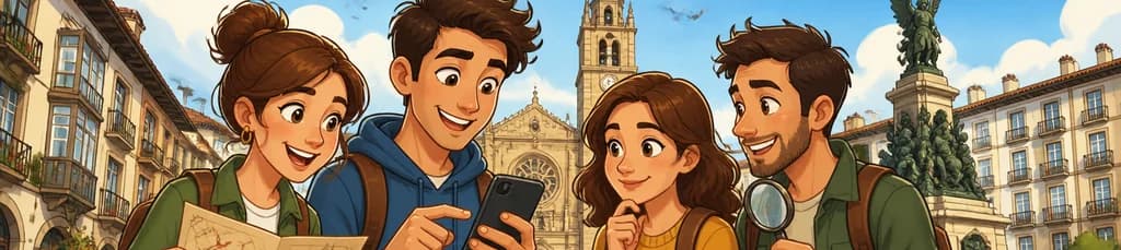 Búsqueda del tesoro y recorrido autoguiado a pie por Vitoria-Gasteiz