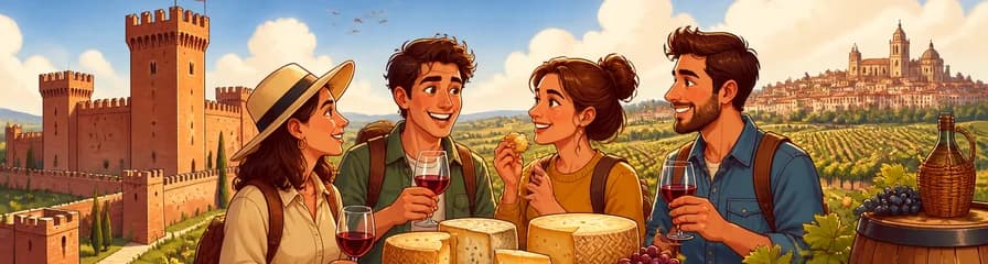Aventura enológica y cultural de un día: Queso, Vino y Patrimonio en Castilla desde Madrid