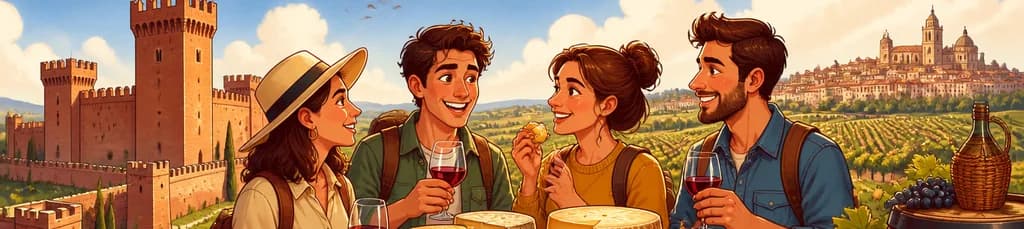 Aventura enológica y cultural de un día: Queso, Vino y Patrimonio en Castilla desde Madrid