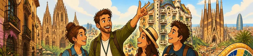 Recorrido privado y personalizado de 6 horas para explorar Barcelona en un día