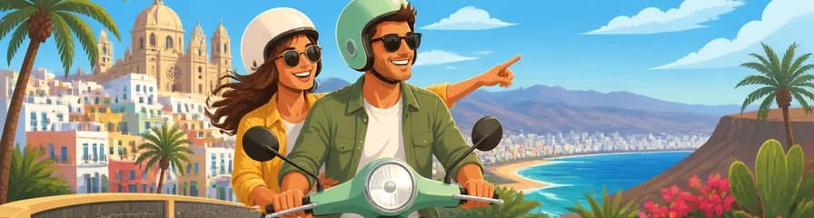 Recorrido Guiado en Ciclomotor Eléctrico por Gran Canaria
