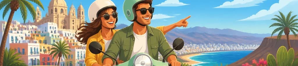 Recorrido Guiado en Ciclomotor Eléctrico por Gran Canaria