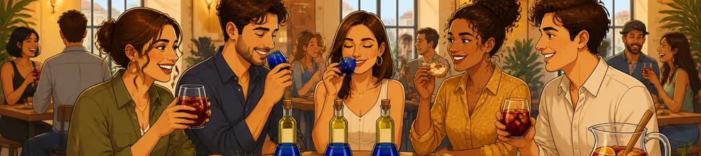 Experiencia Inmersiva de Degustación de Aceite de Oliva con Maridaje y Sangría Ilimitada