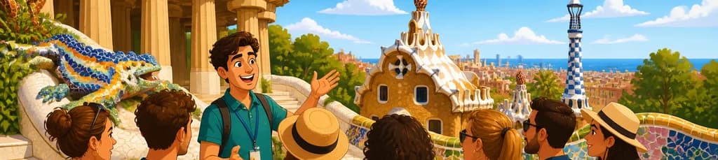 Recorrido guiado por el Park Güell de Barcelona con entrada incluida