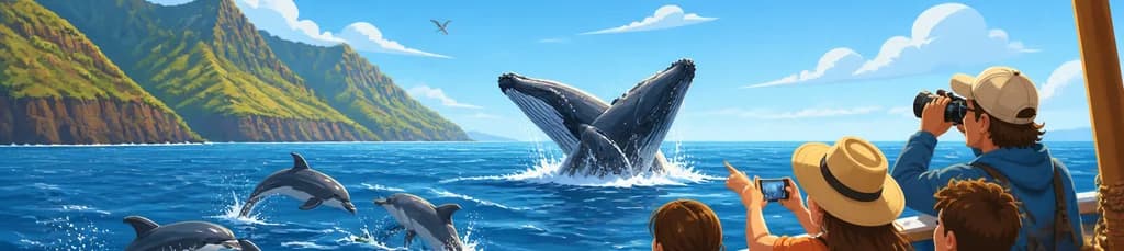 Excursión para el avistamiento de ballenas y delfines en La Gomera en un barco de grupo pequeño