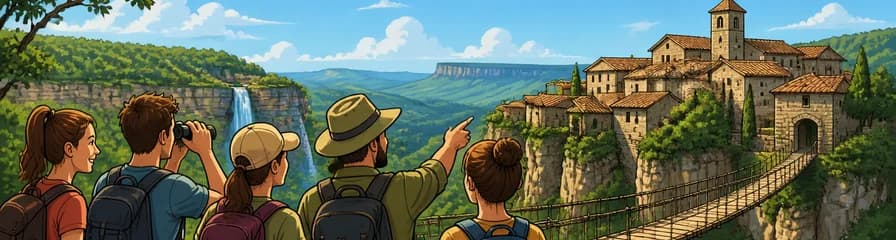 Excursión desde Barcelona: senderismo panorámico por el Prepirineo y visita a la ciudad medieval de Rupit
