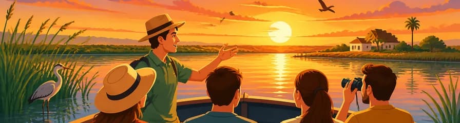 Descubre el Parque Natural de la Albufera de Valencia con un Tour en Barco al Atardecer