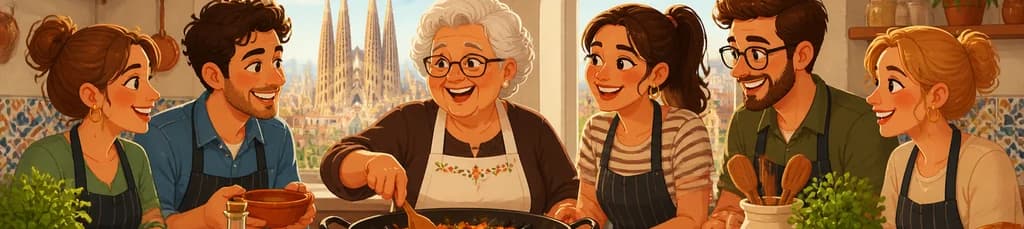 Taller de cocina práctica con la abuela en Barcelona: ideal para grupos y empresas