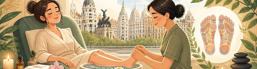 Relaja tus pies con un pediluvio y un masaje de reflexología en Madrid