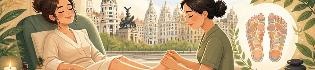 Relaja tus pies con un pediluvio y un masaje de reflexología en Madrid
