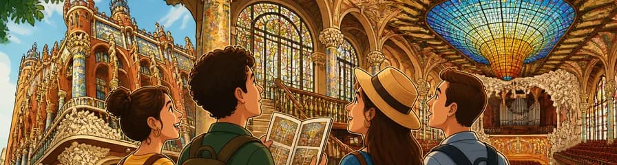 Descubre el Palau de la Música Catalana con un folleto explicativo