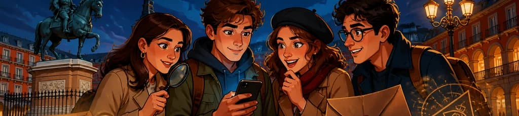 Juego de exploración y misterio en Madrid: ¡Únete a la Sociedad Secreta!