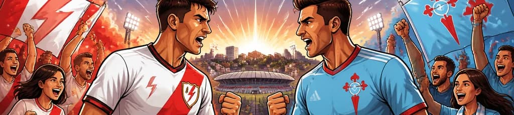 Rayo Vallecano contra Celta de Vigo