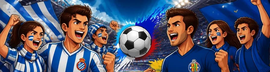 Duelo futbolístico: RCD Espanyol contra Getafe CF