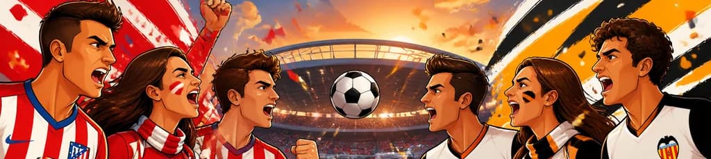 El enfrentamiento entre el Atlético de Madrid y el Valencia CF