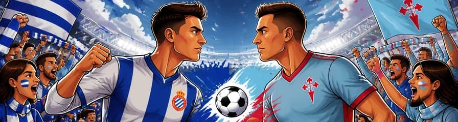 El RCD Espanyol se enfrenta al Celta de Vigo