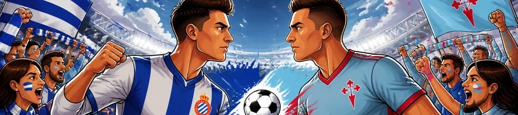 El RCD Espanyol se enfrenta al Celta de Vigo