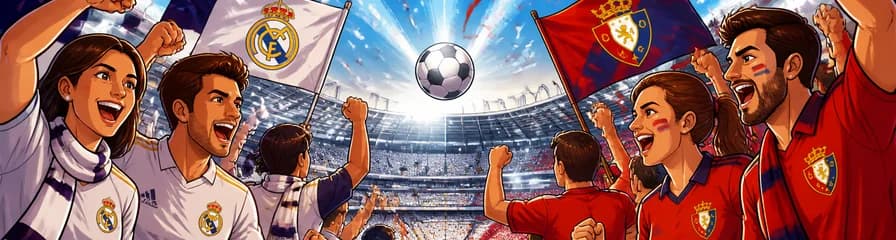 Duelo futbolístico: Real Madrid contra CA Osasuna