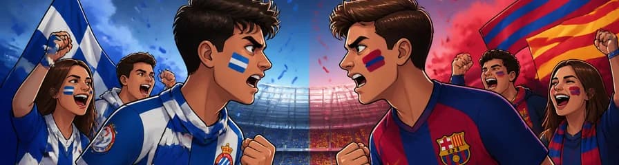 El RCD Espanyol se enfrenta al FC Barcelona