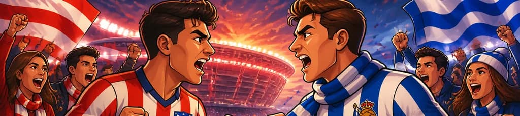 Atlético de Madrid se enfrenta a la Real Sociedad