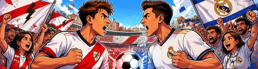 Enfrentamiento futbolístico entre Rayo Vallecano y Real Madrid