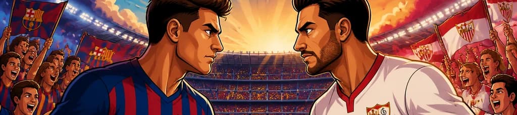 Duelo de titanes: FC Barcelona contra Sevilla FC