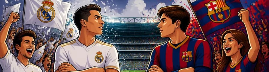 Encuentro de fútbol: Real Madrid contra FC Barcelona