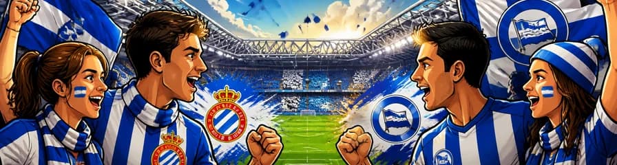 El RCD Espanyol se enfrenta al Deportivo Alavés en Barcelona