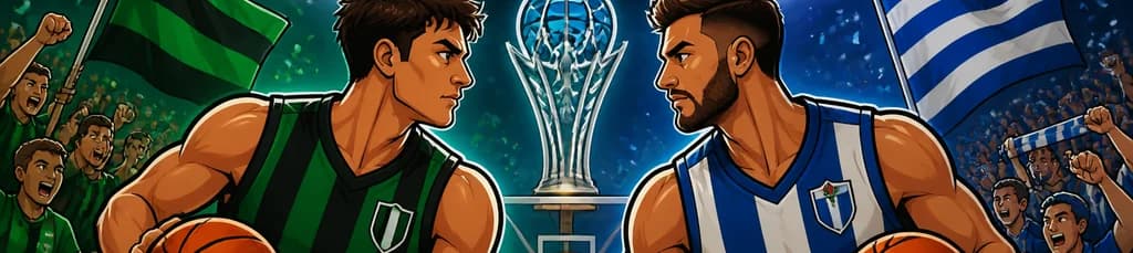 Enfrentamiento entre Joventut Badalona y FC Porto en la Basketball Champions League