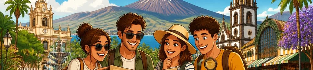 Tour autoguiado de puntos destacados y búsqueda del tesoro en Tenerife