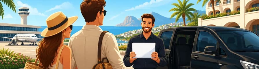 Servicio de traslado privado de ida y vuelta: del Aeropuerto de Ibiza (IBZ) a los hoteles de Ibiza