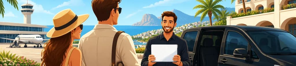 Servicio de traslado privado de ida y vuelta: del Aeropuerto de Ibiza (IBZ) a los hoteles de Ibiza