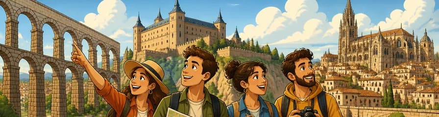 Recorrido de un día desde Madrid para explorar Segovia y Toledo, con opción de visitar el Alcázar