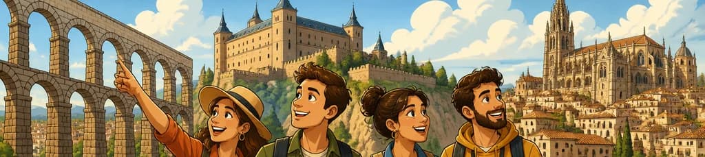 Recorrido de un día desde Madrid para explorar Segovia y Toledo, con opción de visitar el Alcázar